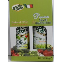 義大利得康純橄欖油(1公升)+義大利得康純玄米油(1公升)